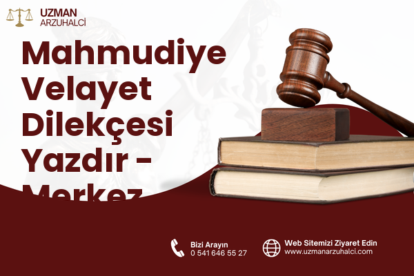 Mahmudiye Velayet Dilekçesi Yazdır - Merkez