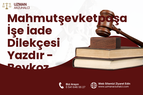 Mahmutşevketpaşa İşe İade Dilekçesi Yazdır - Beykoz