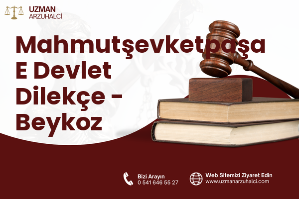 Mahmutşevketpaşa E Devlet Dilekçe - Beykoz
