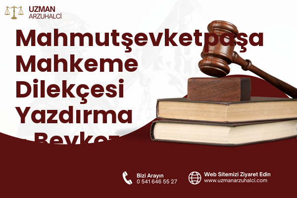 Mahmutşevketpaşa Mahkeme Dilekçesi Yazdırma - Beykoz