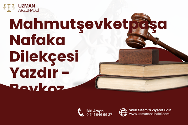 Mahmutşevketpaşa Nafaka Dilekçesi Yazdır - Beykoz