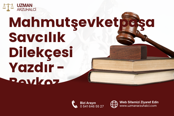 Mahmutşevketpaşa Savcılık Dilekçesi Yazdır - Beykoz