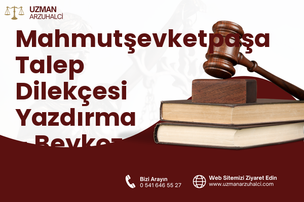 Mahmutşevketpaşa Talep Dilekçesi Yazdırma - Beykoz