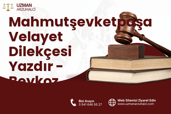 Mahmutşevketpaşa Velayet Dilekçesi Yazdır - Beykoz