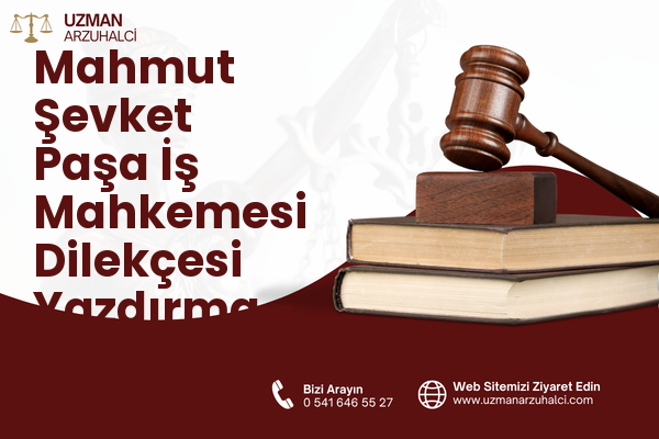 Mahmut Şevket Paşa İş Mahkemesi Dilekçesi Yazdırma - Şişli