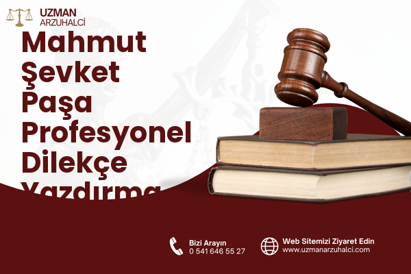 Mahmut Şevket Paşa Profesyonel Dilekçe Yazdırma - Şişli