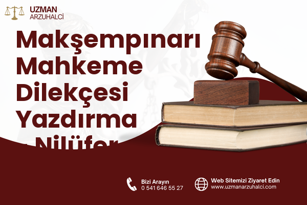 Makşempınarı Mahkeme Dilekçesi Yazdırma - Nilüfer