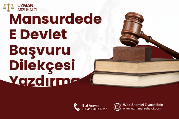 Mansurdede E Devlet Başvuru Dilekçesi Yazdırma - Merkez