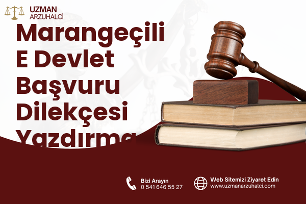 Marangeçili E Devlet Başvuru Dilekçesi Yazdırma - Kozan
