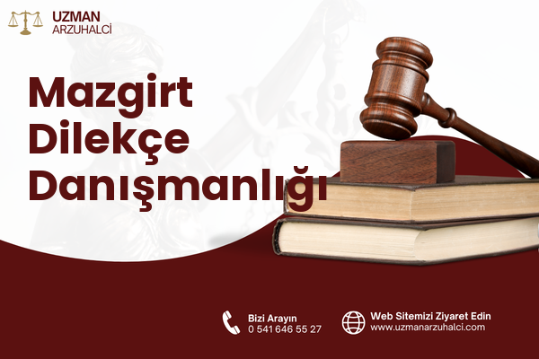 Mazgirt Dilekçe Danışmanlığı