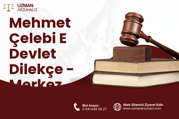 Mehmet Çelebi E Devlet Dilekçe - Merkez