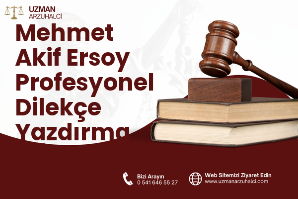 Mehmet Akif Ersoy Profesyonel Dilekçe Yazdırma - Üsküdar