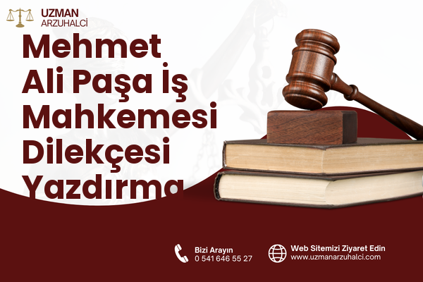 Mehmet Ali Paşa İş Mahkemesi Dilekçesi Yazdırma - İzmit