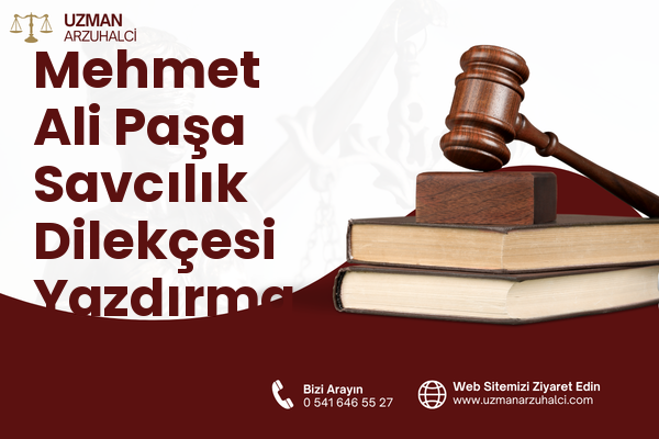Mehmet Ali Paşa Savcılık Dilekçesi Yazdırma - İzmit