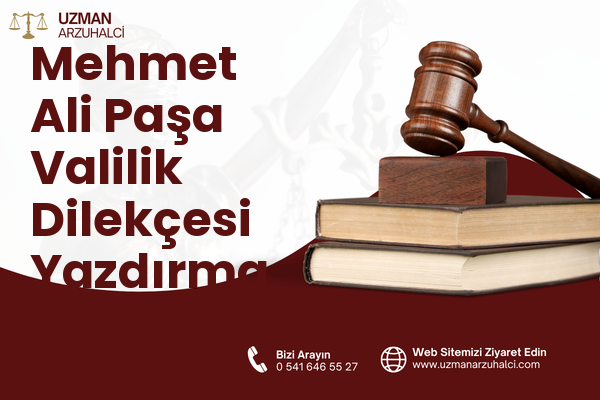 Mehmet Ali Paşa Valilik Dilekçesi Yazdırma - İzmit