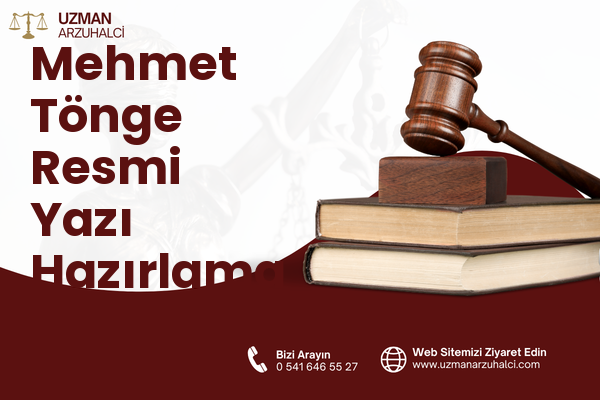 Mehmet Tönge Resmi Yazı Hazırlama - Merkez