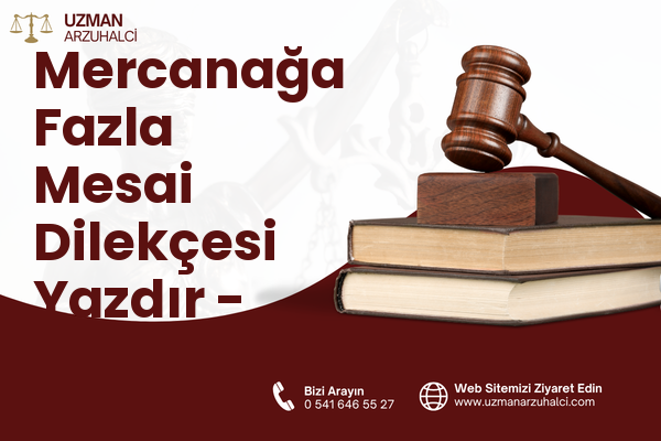 Mercanağa Fazla Mesai Dilekçesi Yazdır - Divriği
