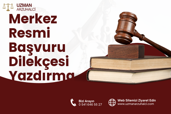 Merkez Resmi Başvuru Dilekçesi Yazdırma - Altınova