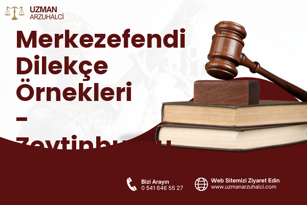 Merkezefendi Dilekçe Örnekleri - Zeytinburnu