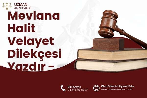 Mevlana Halit Velayet Dilekçesi Yazdır - Bağlar
