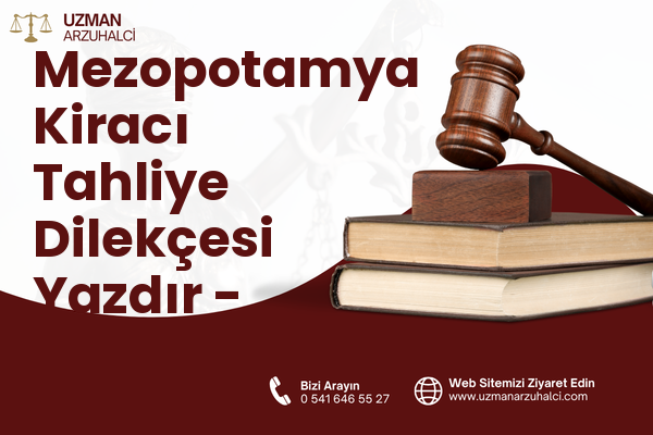 Mezopotamya Kiracı Tahliye Dilekçesi Yazdır - Kayapınar