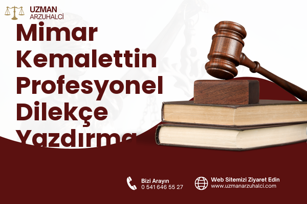 Mimar Kemalettin Profesyonel Dilekçe Yazdırma - Fatih