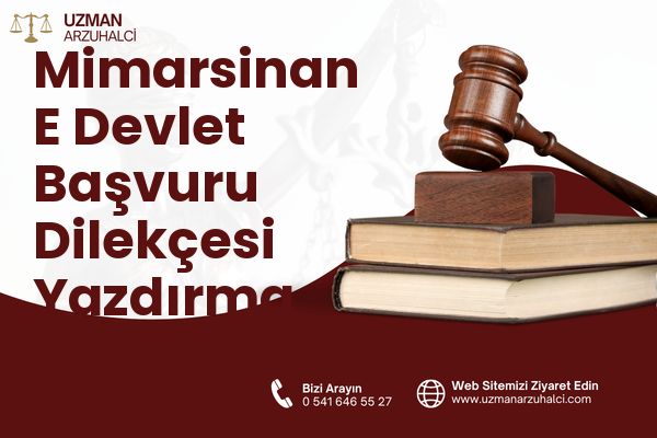 Mimarsinan E Devlet Başvuru Dilekçesi Yazdırma - Tuzla
