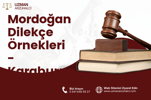 Mordoğan Dilekçe Örnekleri - Karaburun