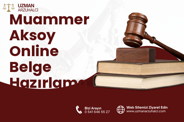 Muammer Aksoy Online Belge Hazırlama - Nazilli