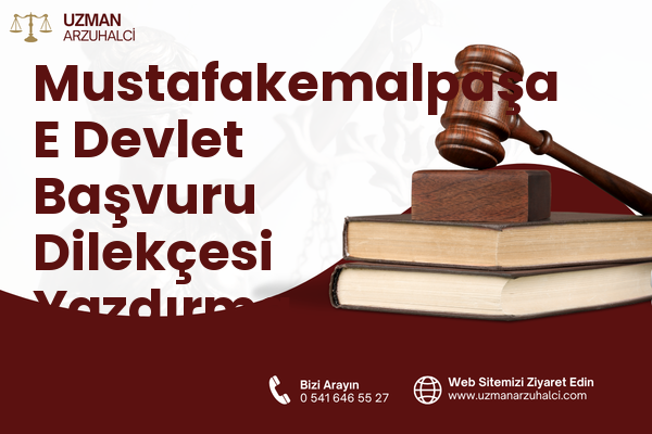 Mustafakemalpaşa E Devlet Başvuru Dilekçesi Yazdırma