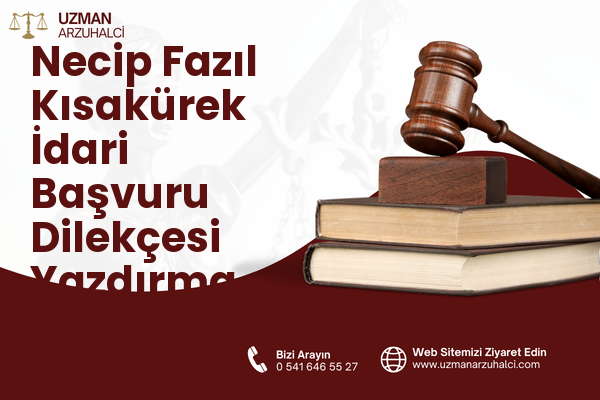 Necip Fazıl Kısakürek İdari Başvuru Dilekçesi Yazdırma - Esenyurt
