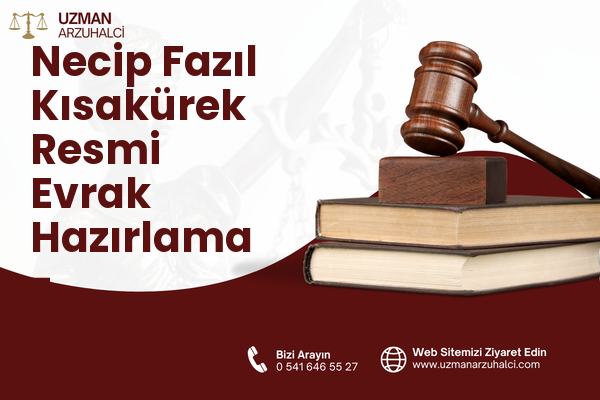 Necip Fazıl Kısakürek Resmi Evrak Hazırlama - Germencik