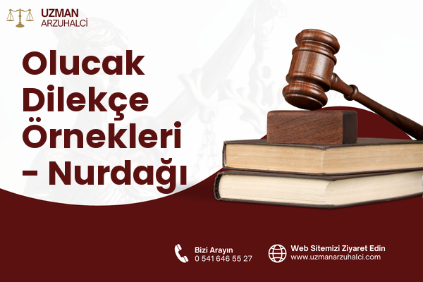 Olucak Dilekçe Örnekleri - Nurdağı