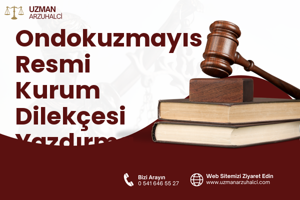Ondokuzmayıs Resmi Kurum Dilekçesi Yazdırma