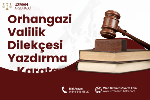 Orhangazi Valilik Dilekçesi Yazdırma - Karatay