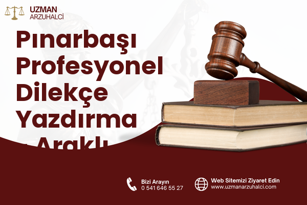Pınarbaşı Profesyonel Dilekçe Yazdırma - Araklı