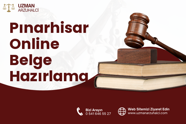 Pınarhisar Online Belge Hazırlama