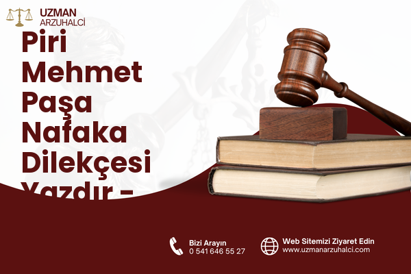 Piri Mehmet Paşa Nafaka Dilekçesi Yazdır - Merkez