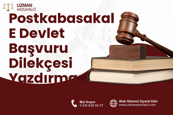 Postkabasakal E Devlet Başvuru Dilekçesi Yazdırma - Kozan
