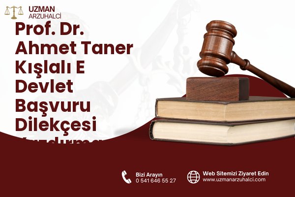 Prof. Dr. Ahmet Taner Kışlalı E Devlet Başvuru Dilekçesi Yazdırma - Çankaya