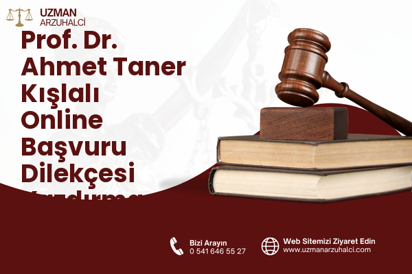 Prof. Dr. Ahmet Taner Kışlalı Online Başvuru Dilekçesi Yazdırma - Çankaya