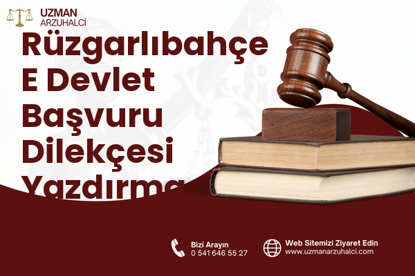 Rüzgarlıbahçe E Devlet Başvuru Dilekçesi Yazdırma - Beykoz