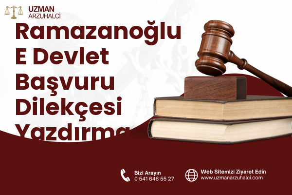 Ramazanoğlu E Devlet Başvuru Dilekçesi Yazdırma - Pendik