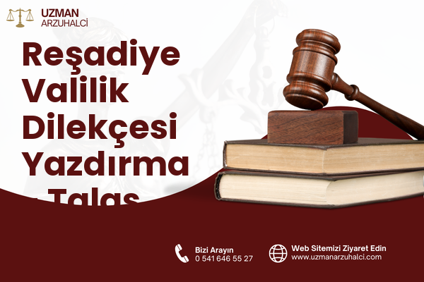 Reşadiye Valilik Dilekçesi Yazdırma - Talas