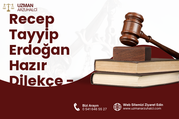 Recep Tayyip Erdoğan Hazır Dilekçe - Merkez