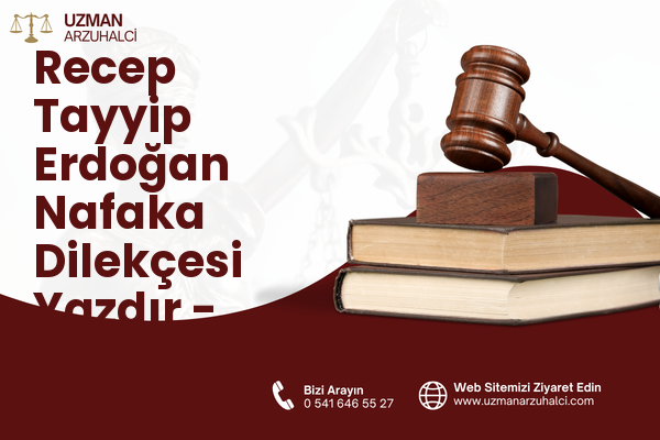 Recep Tayyip Erdoğan Nafaka Dilekçesi Yazdır - Merkez