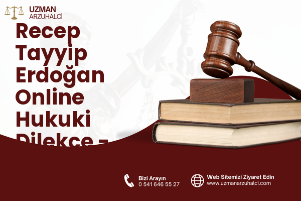Recep Tayyip Erdoğan Online Hukuki Dilekçe - Merkez