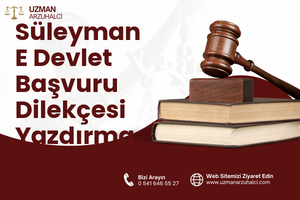 Süleyman E Devlet Başvuru Dilekçesi Yazdırma - Harran