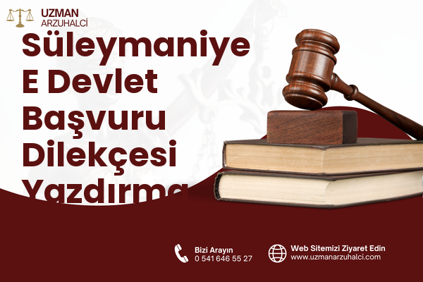 Süleymaniye E Devlet Başvuru Dilekçesi Yazdırma - İzmit