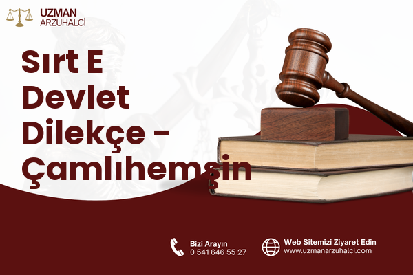 Sırt E Devlet Dilekçe - Çamlıhemşin